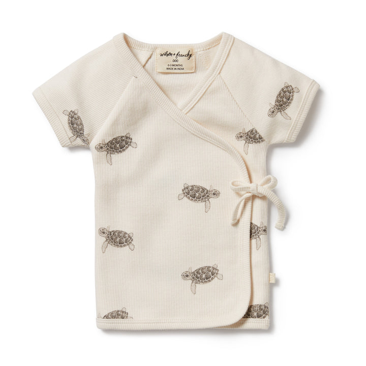 Wilson and Frenchy Tiny Turtle Organic Kimono Top