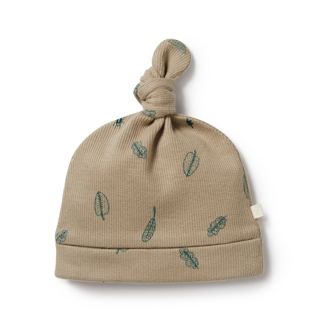 Wilson and Frenchy Jungle Leaf Organic Knot Hat