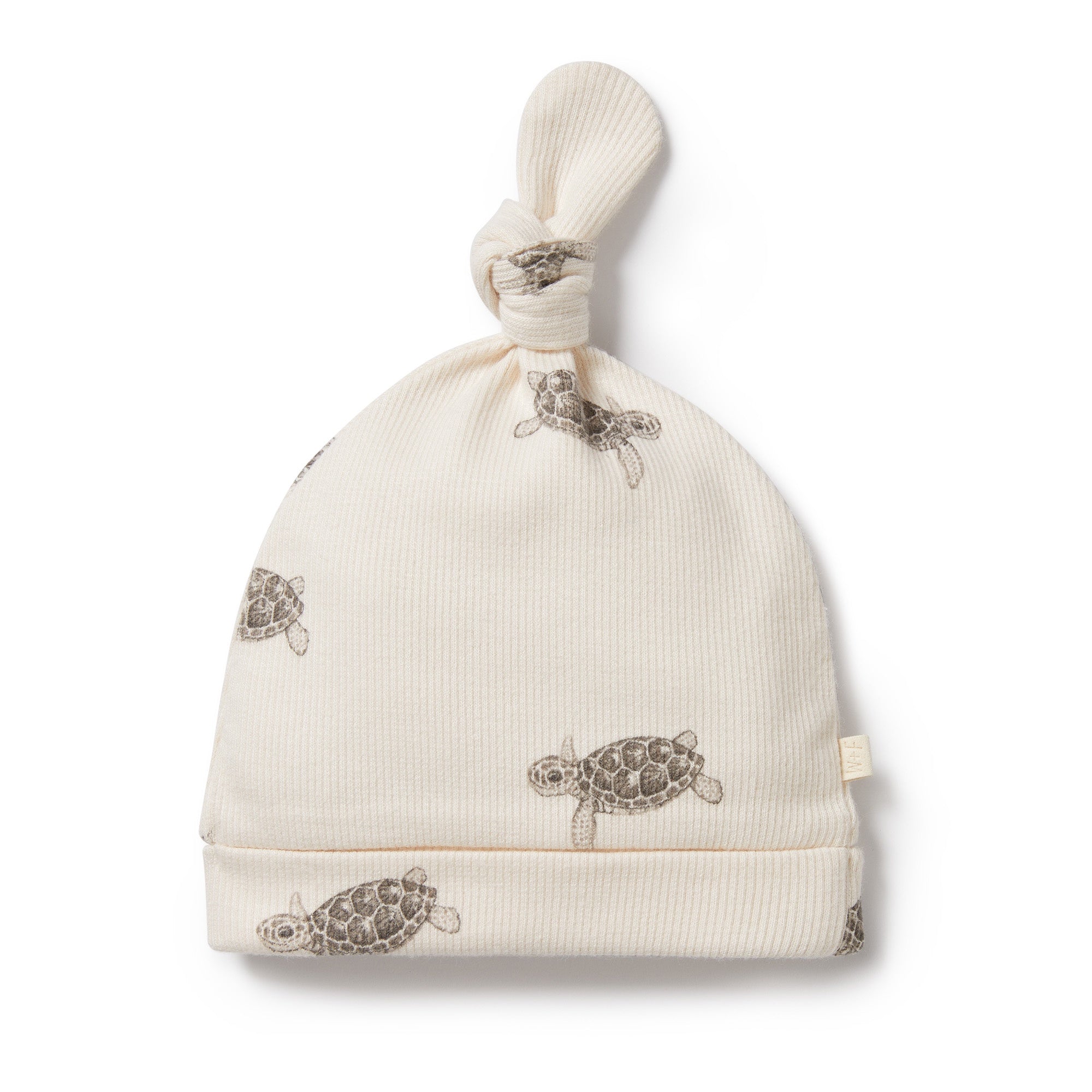 Tiny Turtle Organic Knot Hat