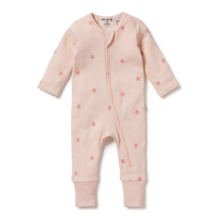 Wilson and Frenchy Petit Soleil Organic Zipsuit with Feet
