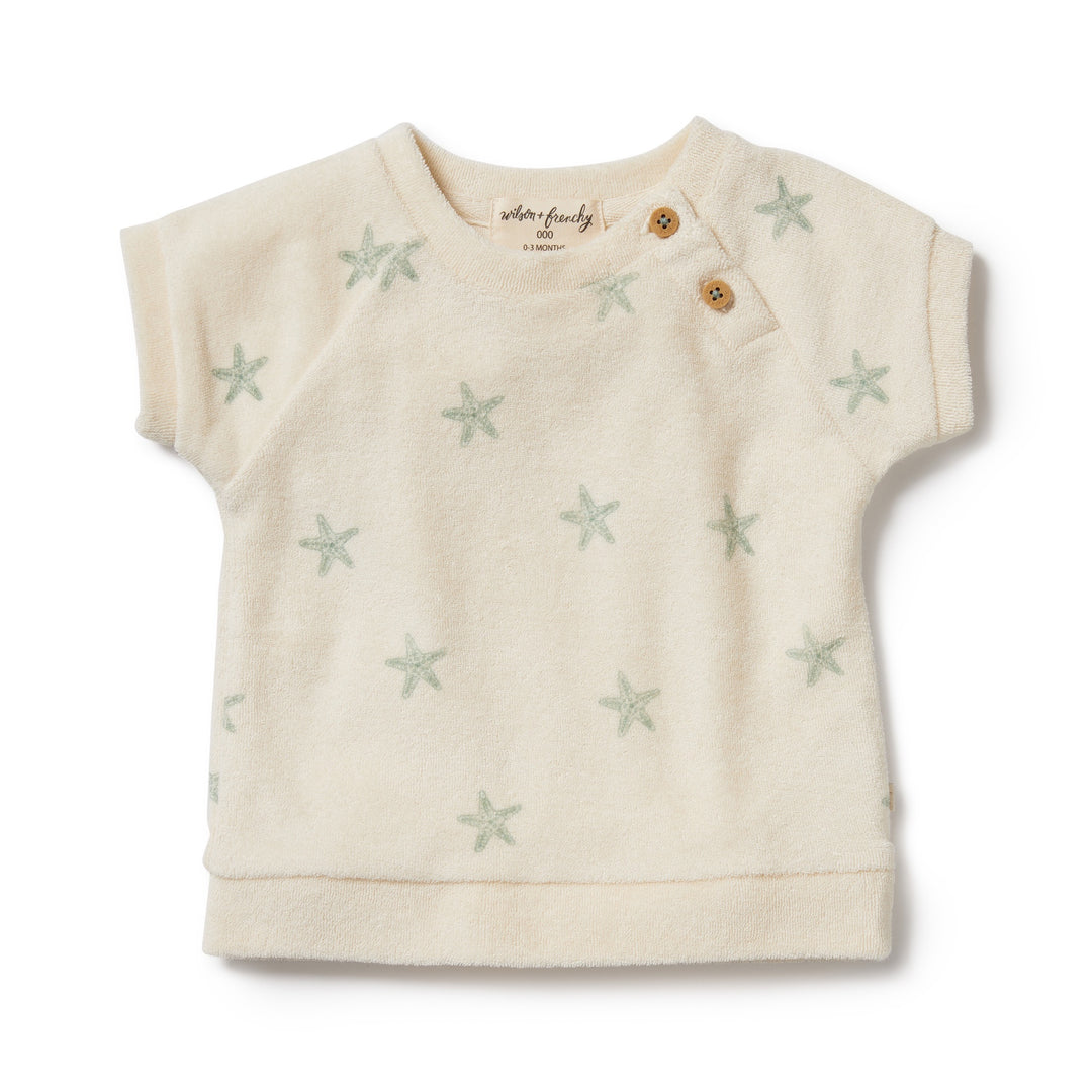 Wilson and Frenchy Tiny Starfish Organic Terry Sweat