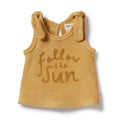 Follow The Sun Organic Terry Tie Singlet