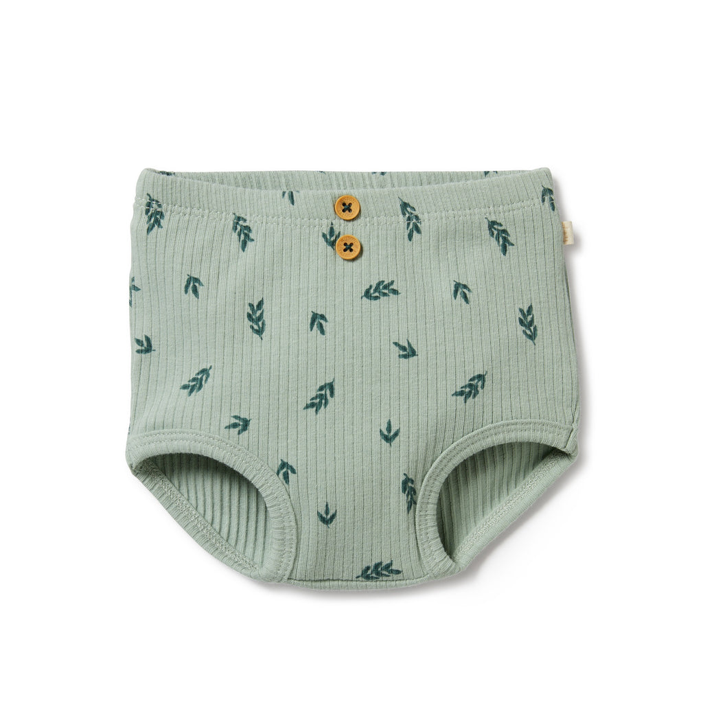 Falling Leaf Organic Rib Nappy Pant