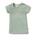 Wilson and Frenchy Allo Organic Rib Tee