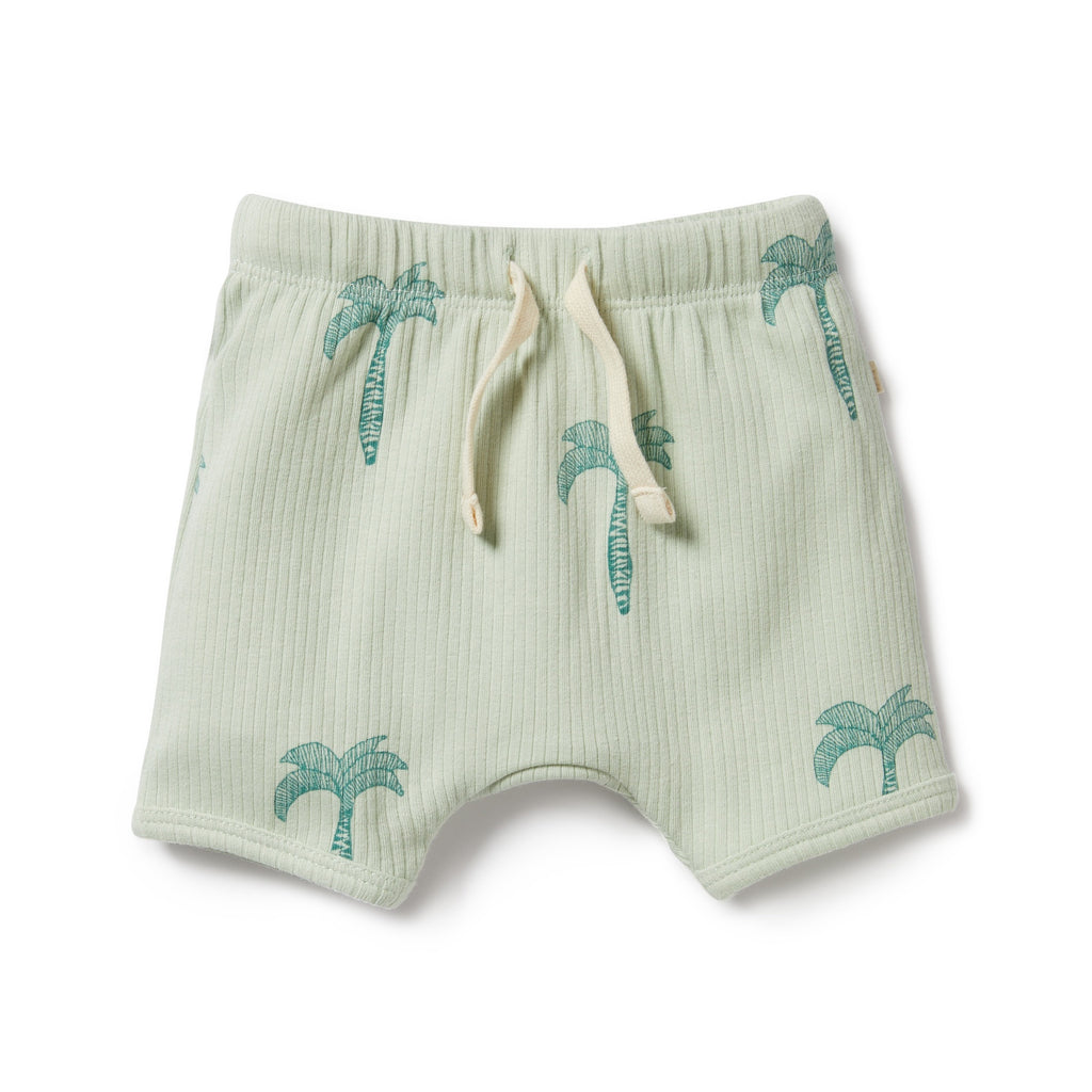 Wilson and Frenchy Palm Tree Organic Rib Short