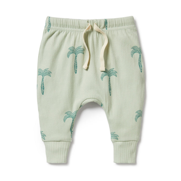 Wilson and Frenchy Palm Tree Organic Rib Pant