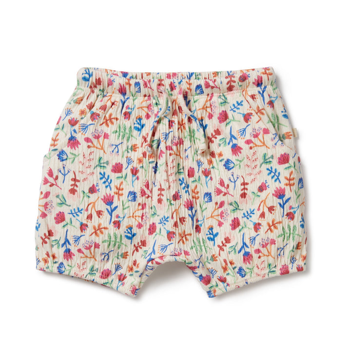 Wilson and Frenchy Tropical Garden Crinkle Bloomer Short