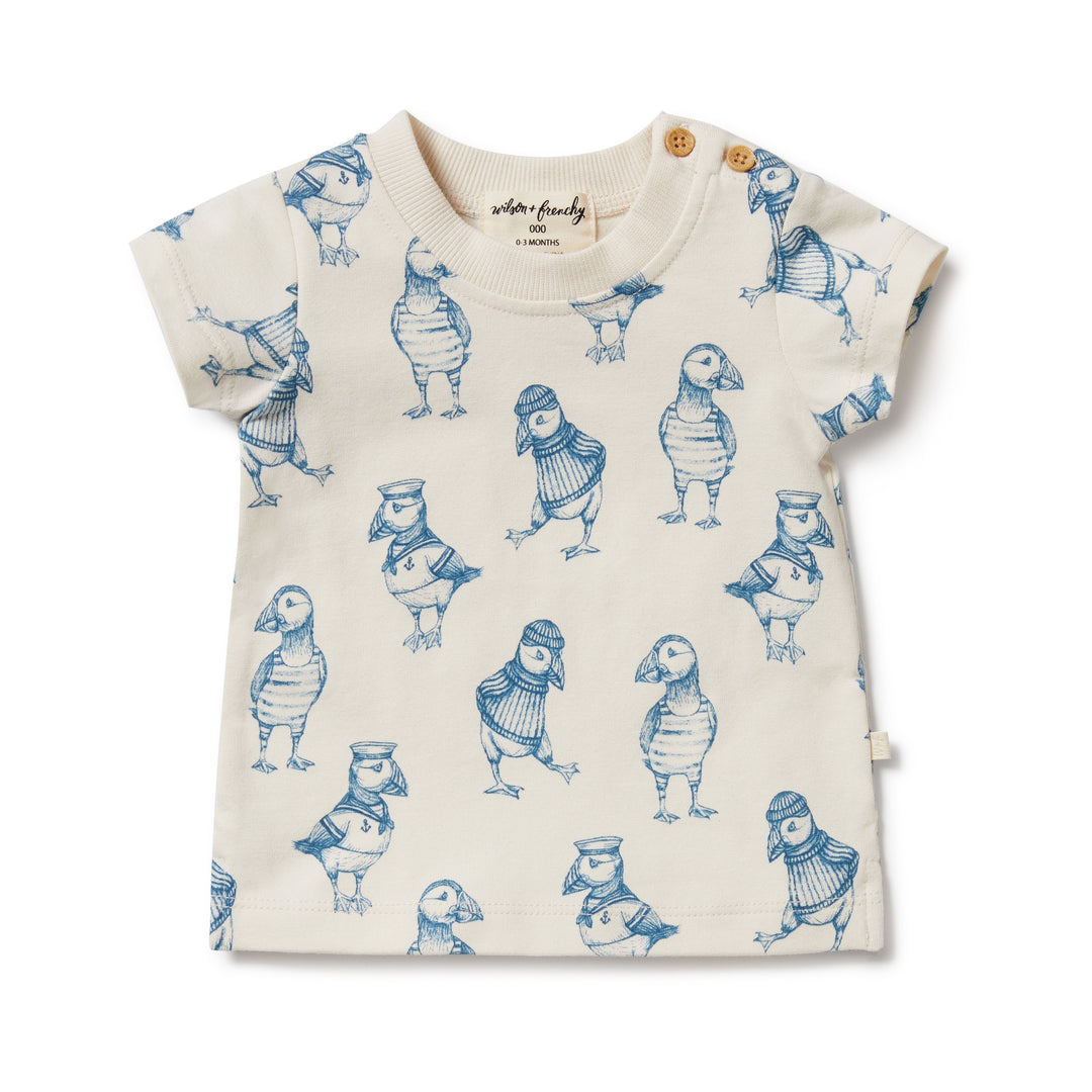 Wilson and Frenchy Petit Puffin Organic Tee