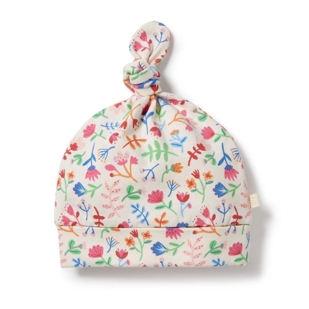 Wilson and Frenchy Tropical Garden Organic Knot Hat