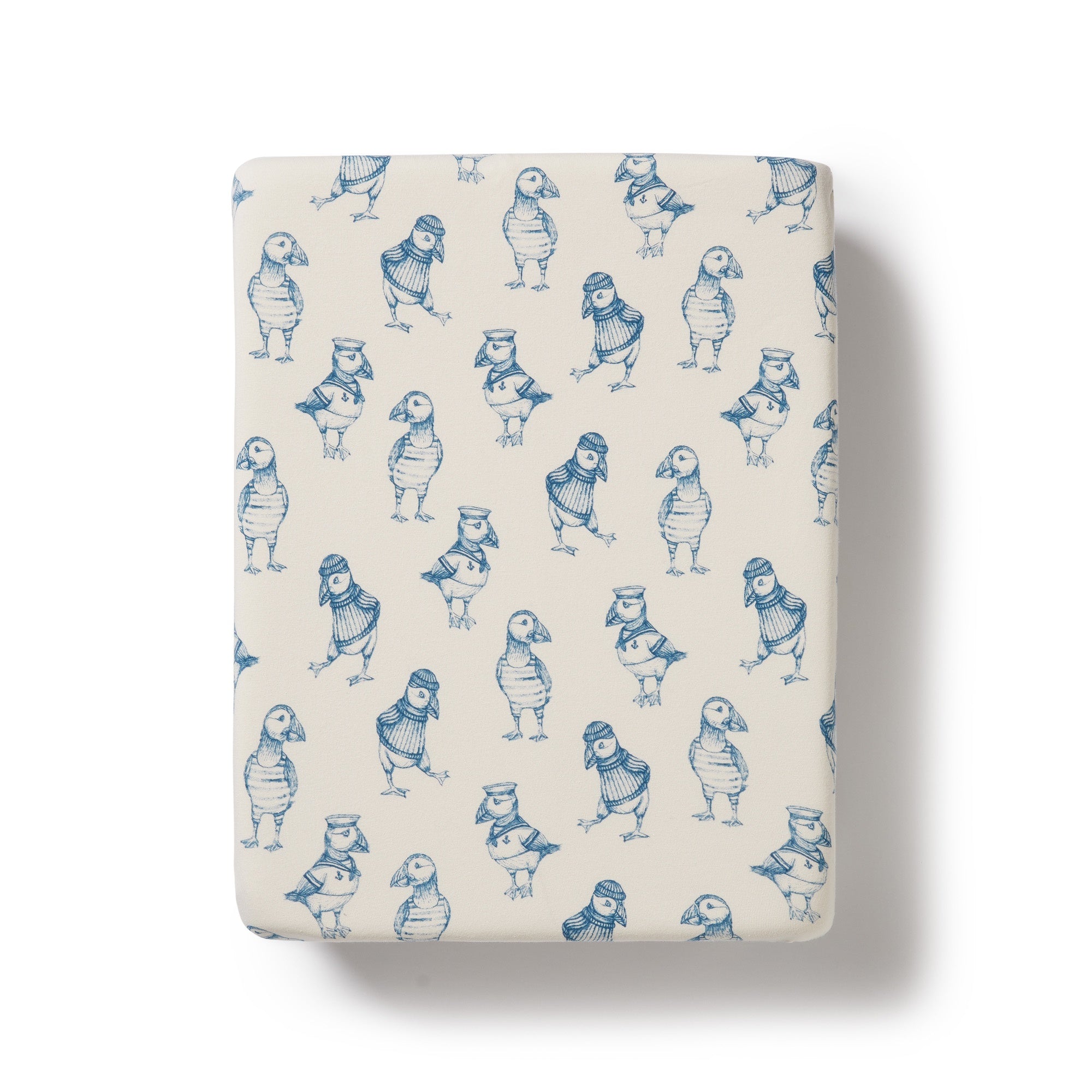 Petit Puffin Organic Bassinet Sheet
