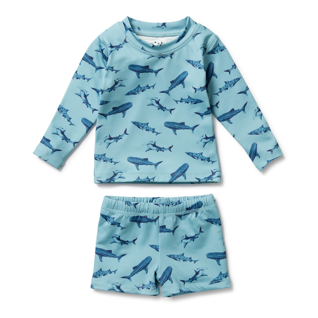 Wilson and Frenchy Sharky Rashie Swim Set