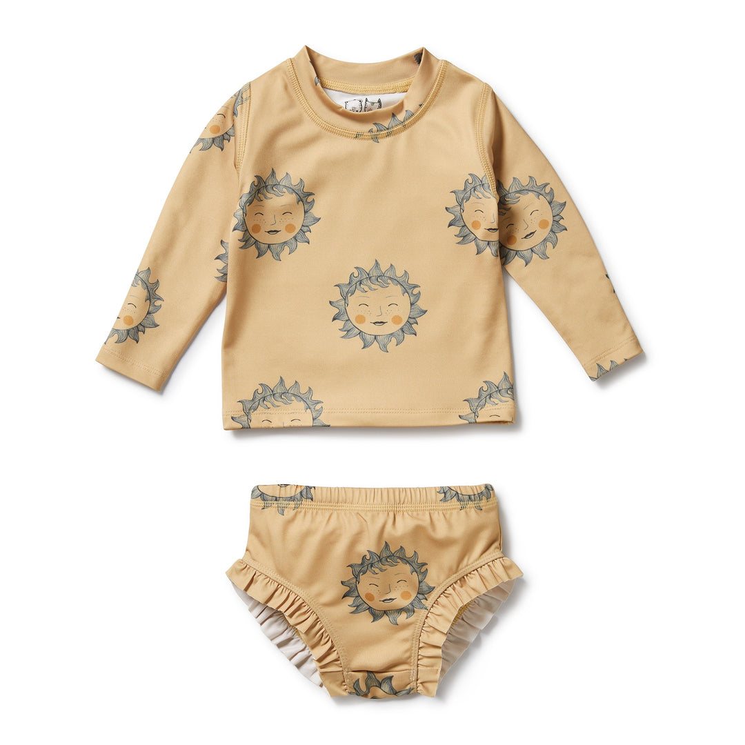 Wilson and Frenchy Shine On Me Rashie Swim Set