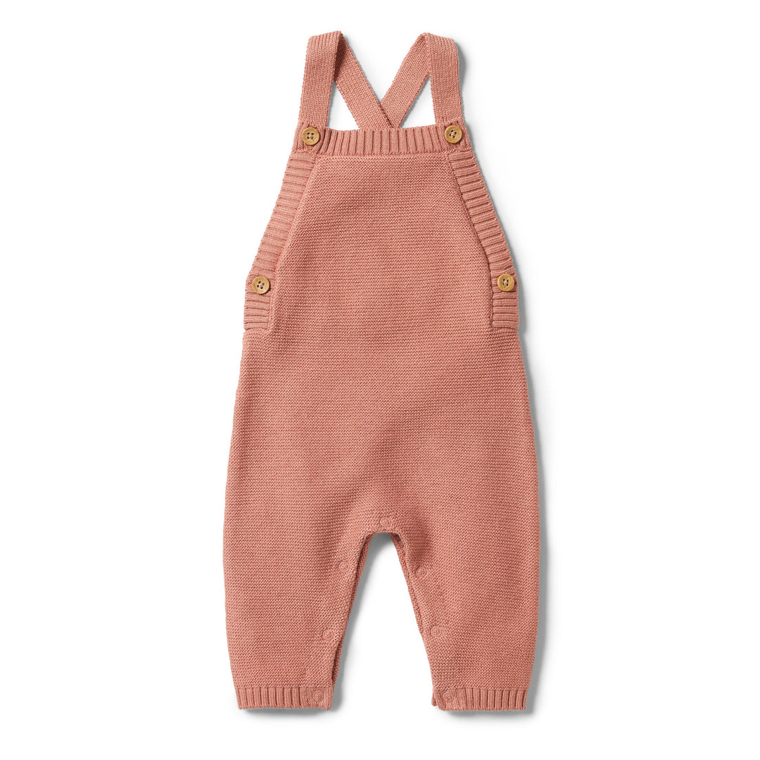 Wilson & Frenchy Knitted Overall - Cream Tan