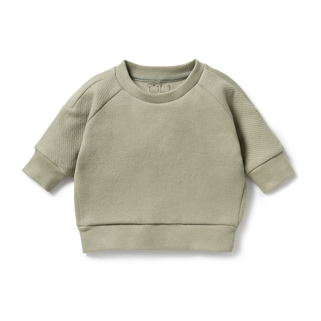 Organic Quilted Sweat - Oak