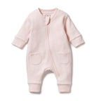 Organic Quilted Growsuit - Pink