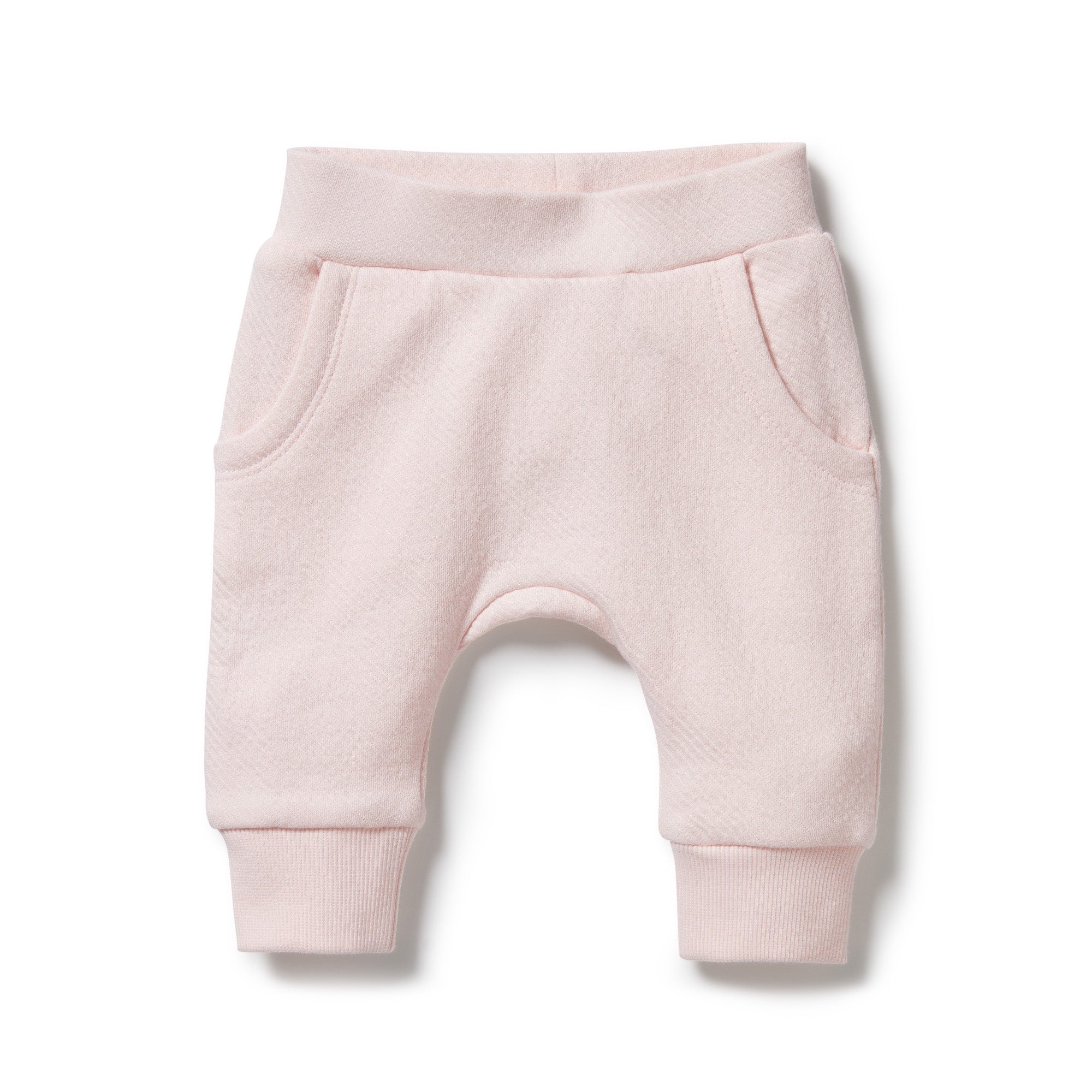Organic Quilted Pant - Pink