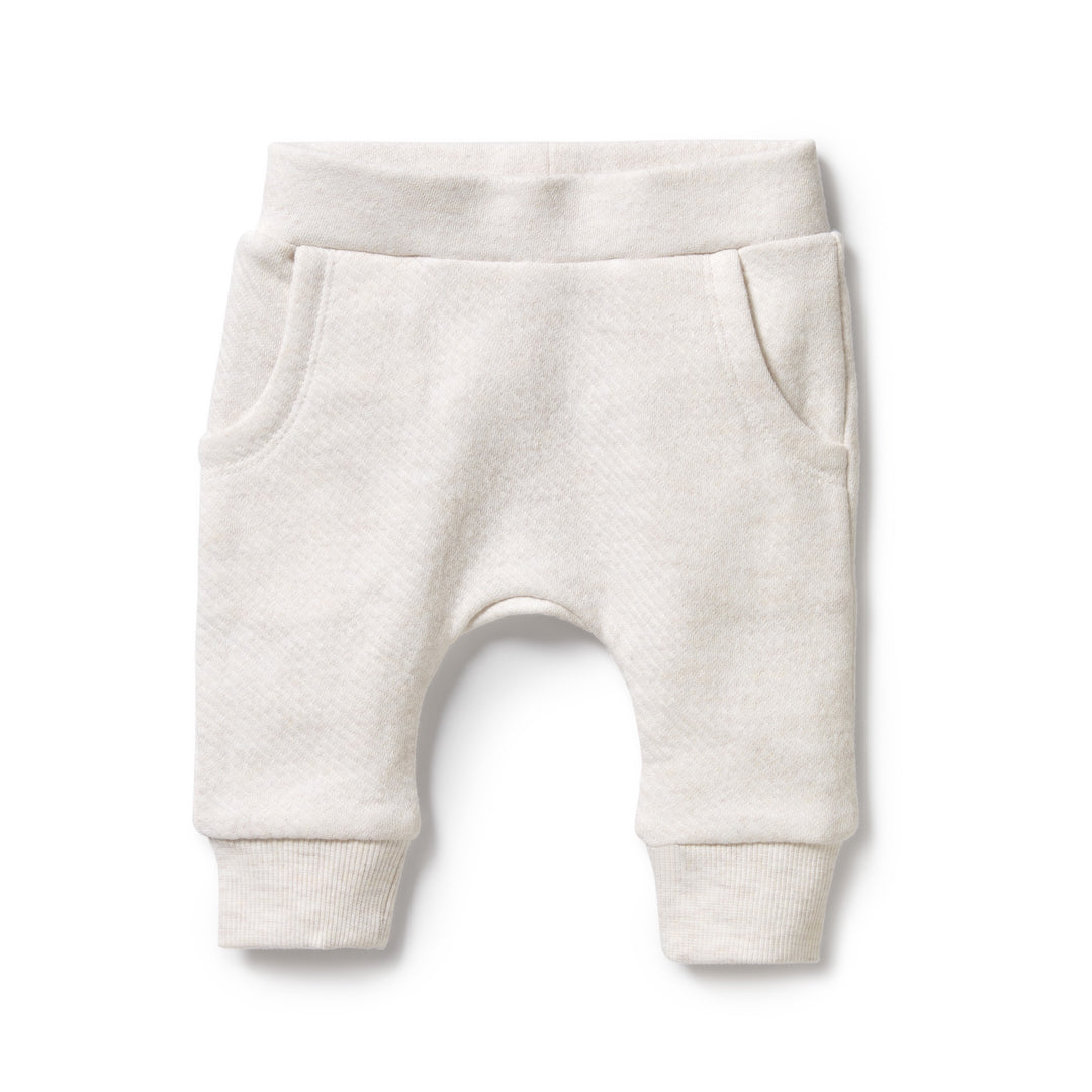 Wilson and Frenchy Organic Quilted Pant - Oatmeal