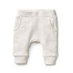 Organic Quilted Pant - Oatmeal