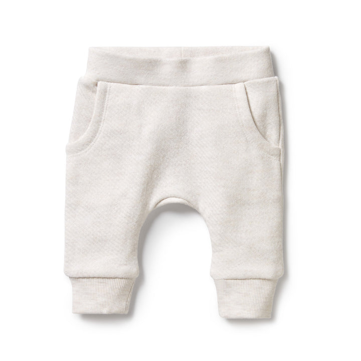 Wilson and Frenchy Organic Quilted Pant - Oatmeal