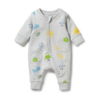 Organic Terry Growsuit - Hello