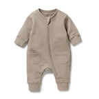 Organic Terry Growsuit - Stone