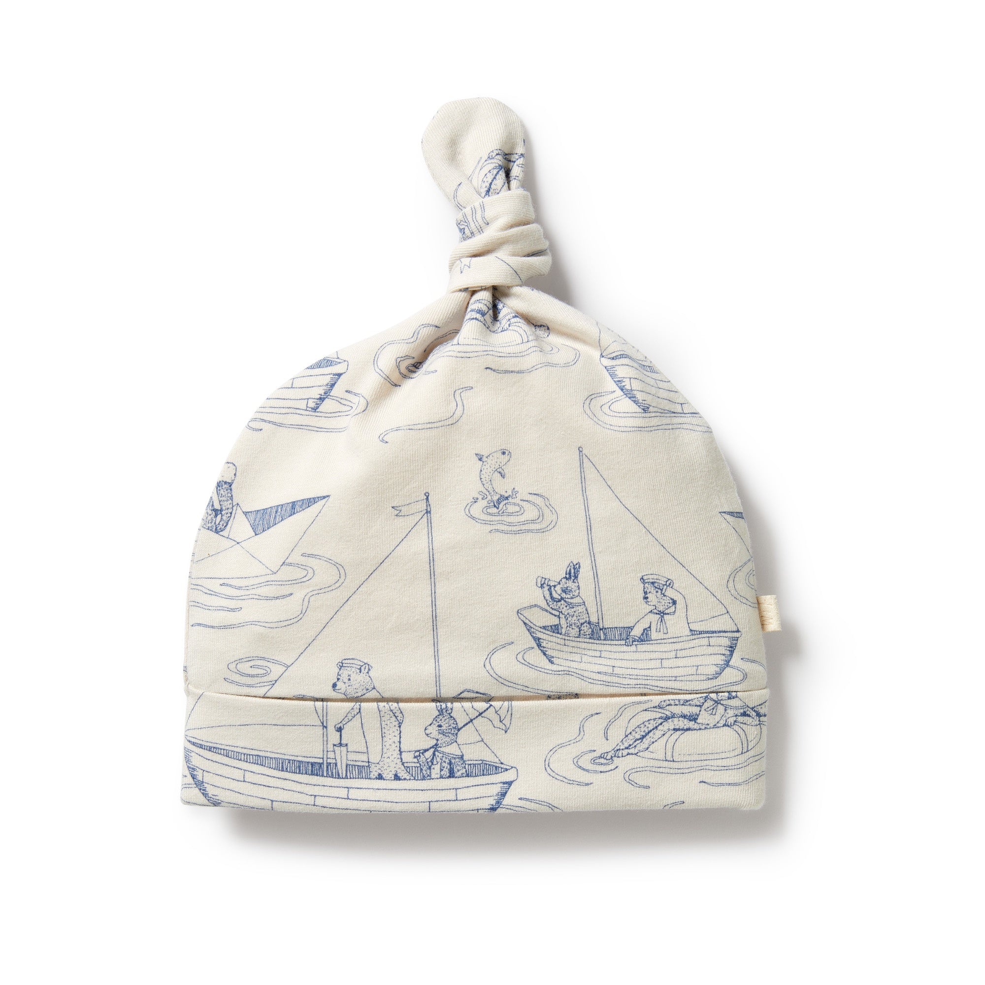 Organic Knot Hat - Sail Away