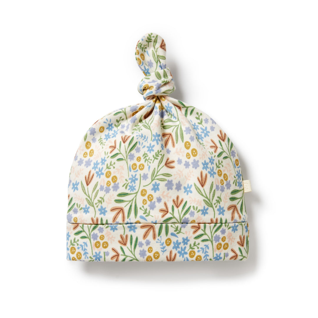 Wilson and Frenchy Organic Knot Hat - Tinker Floral
