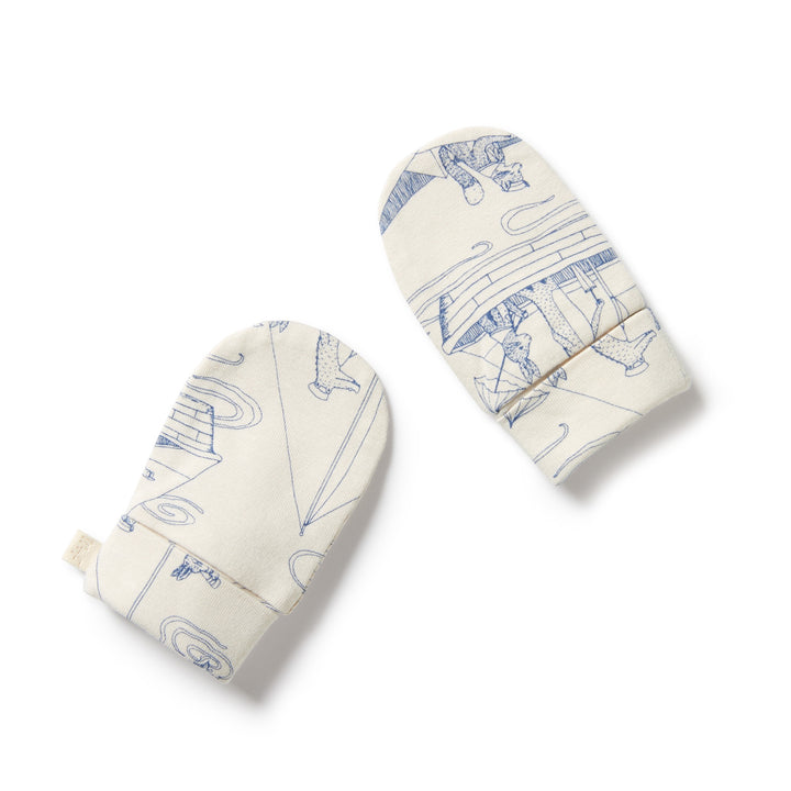 Wilson and Frenchy Organic Mittens - Sail Away