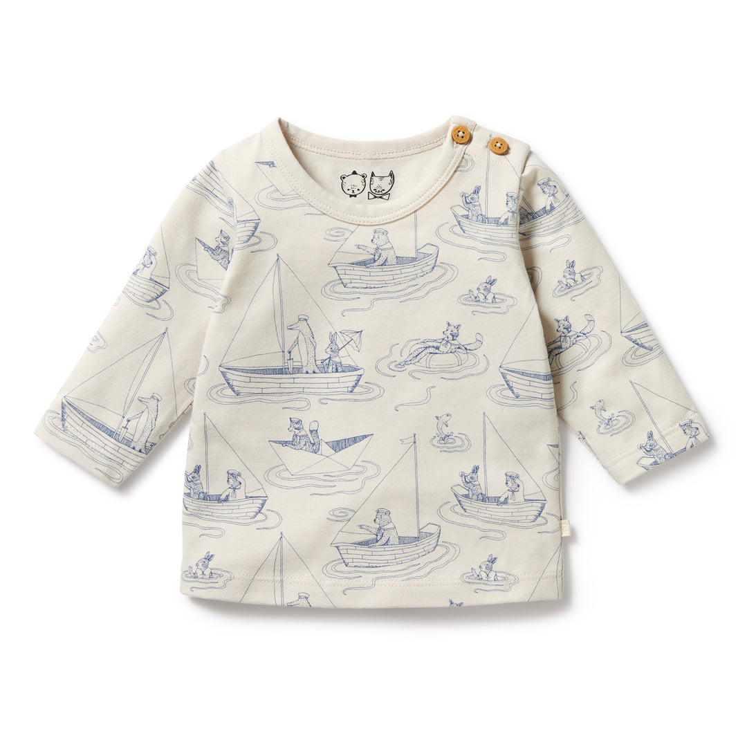 Wilson and Frenchy Organic Top - Sail Away