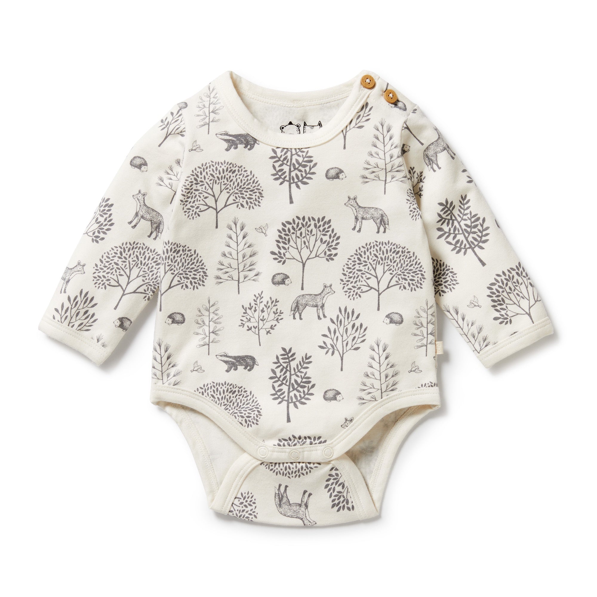 Organic Bodysuit - Woodland