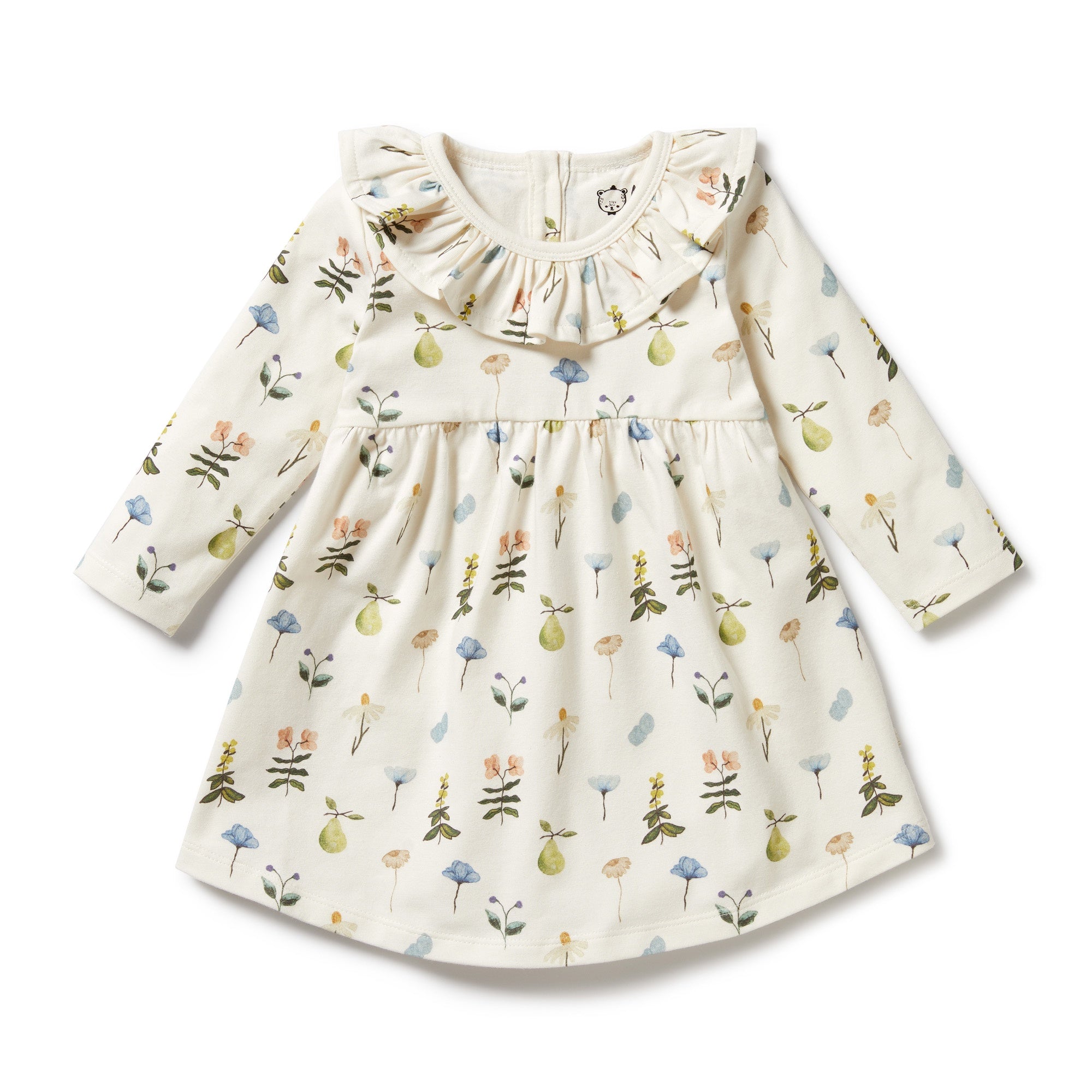 Organic Ruffle Dress - Petit Garden