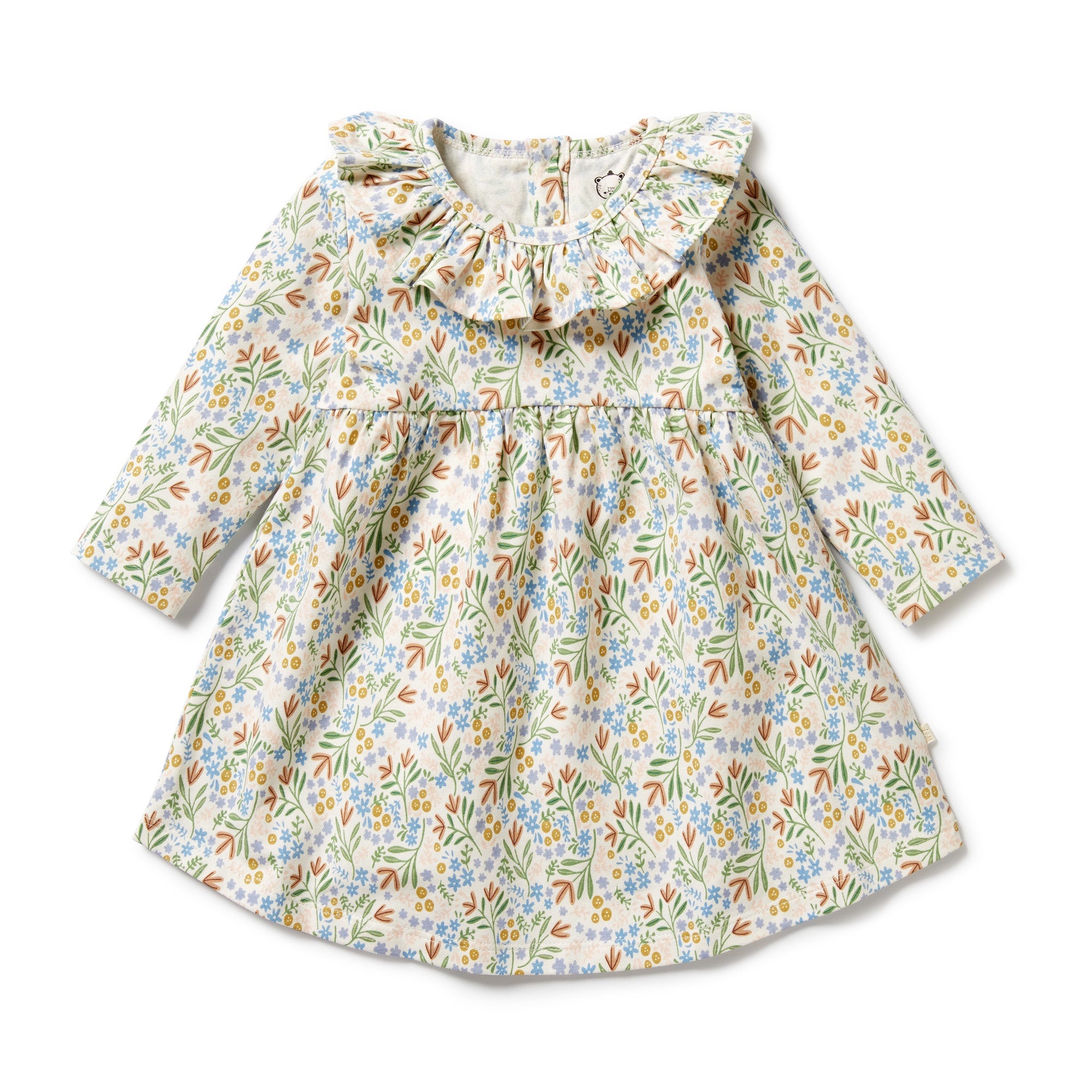Organic Ruffle Dress - Tinker Floral