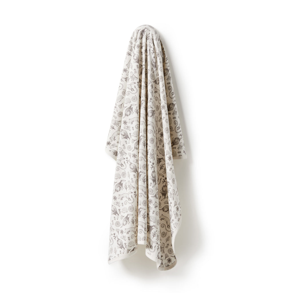 Organic Bunny Rug - Tribal Woods
