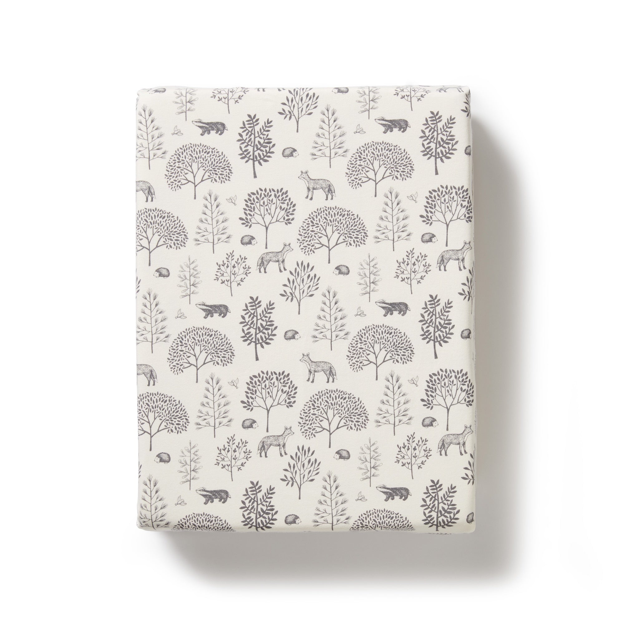 Organic Bassinet Sheet - Woodland