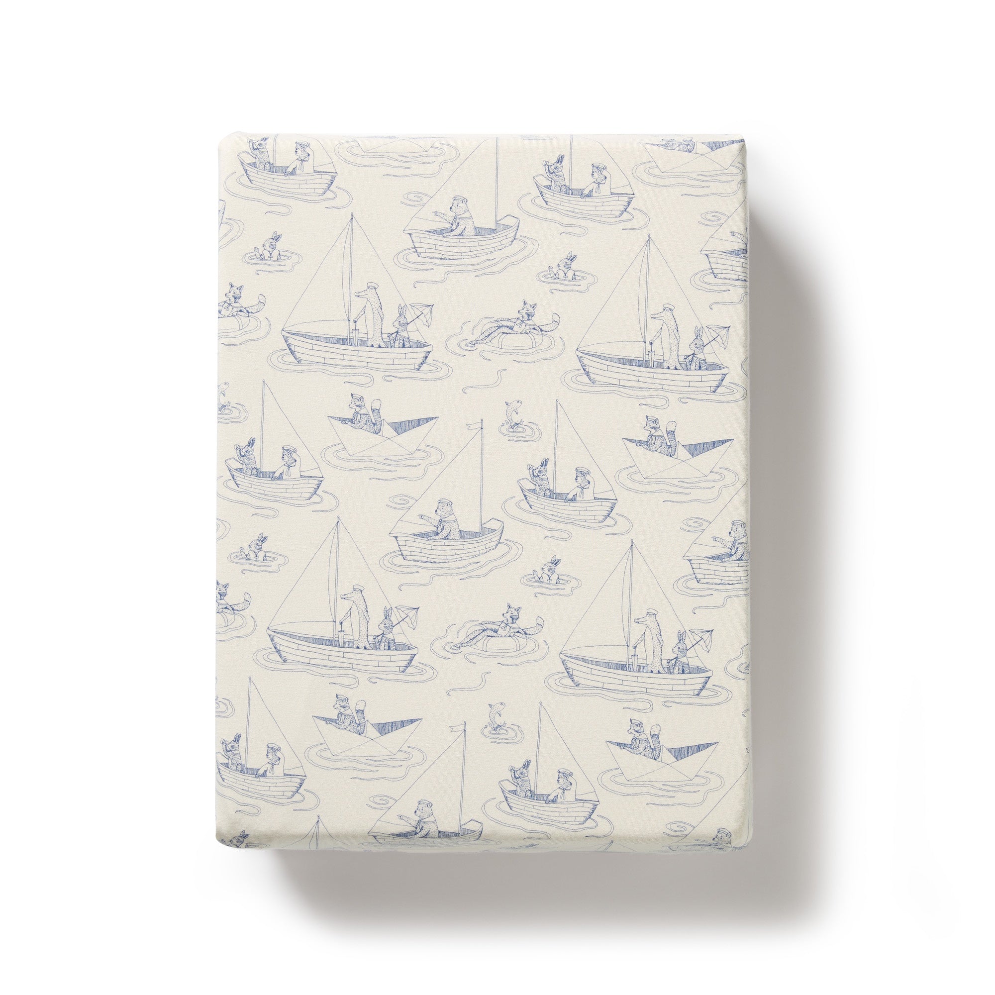 Organic Bassinet Sheet - Sail Away