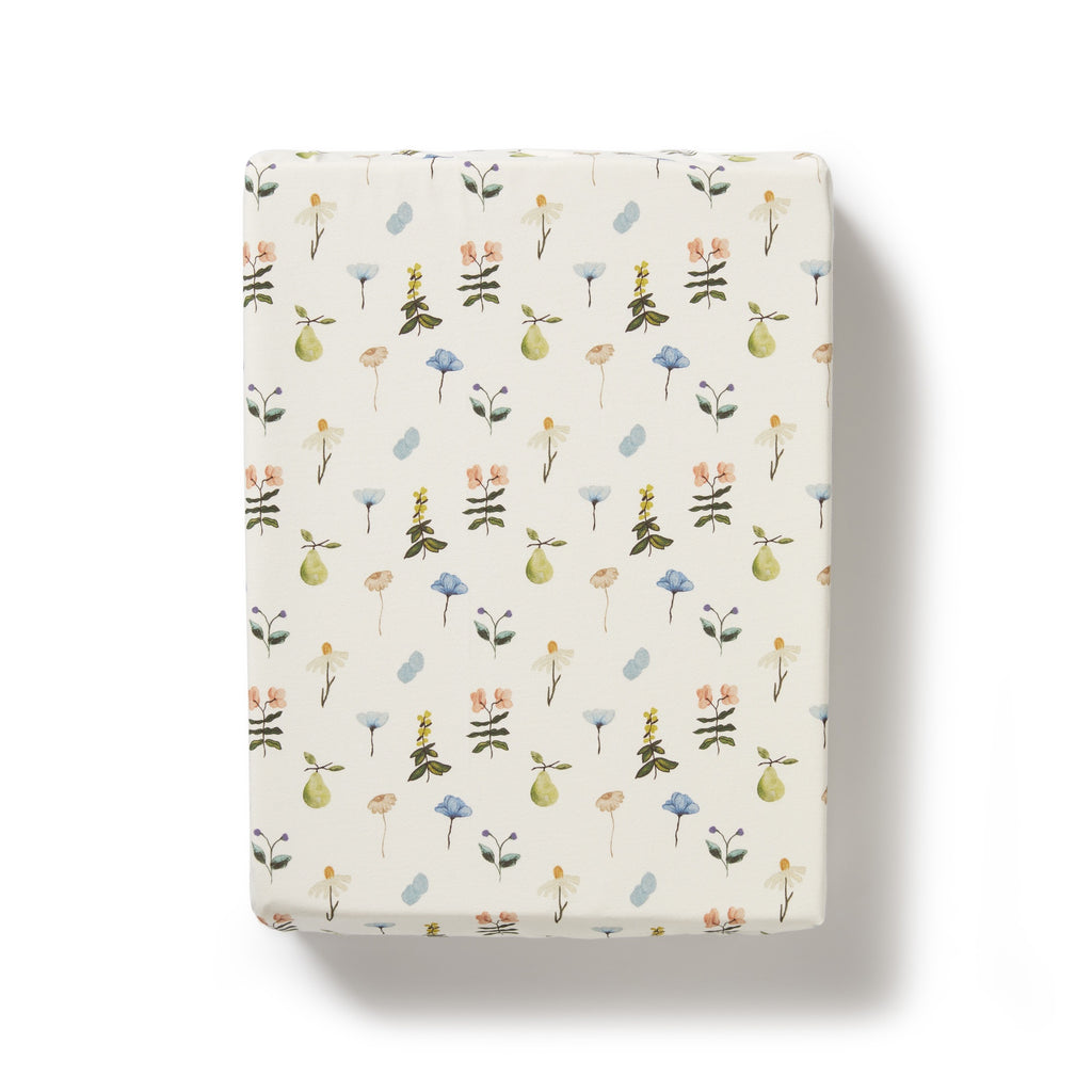 Organic Bassinet Sheet - Petit Garden