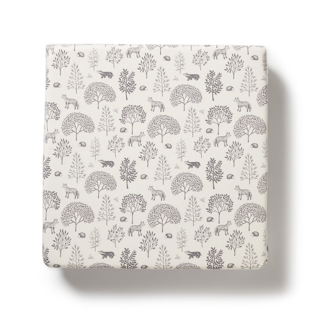 Organic Cot Sheet - Woodland
