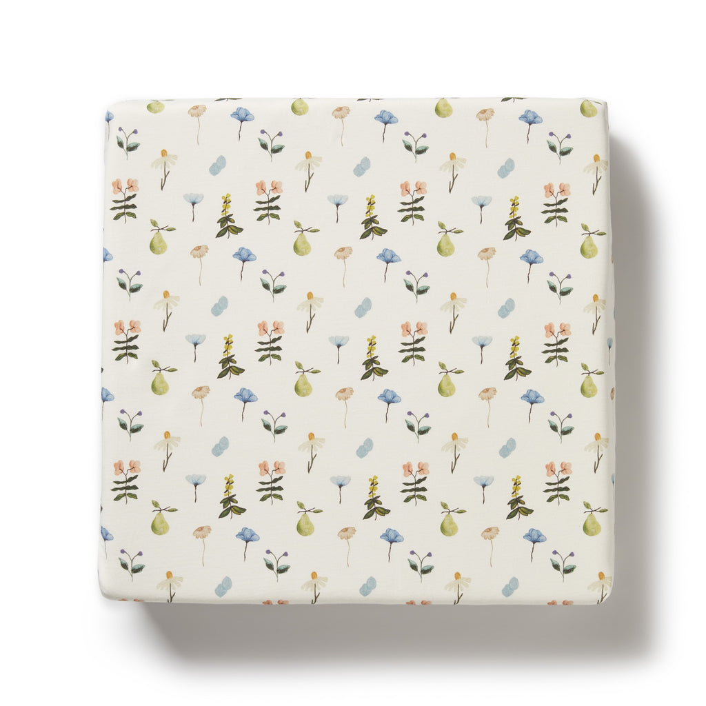 Organic Cot Sheet - Petit Garden