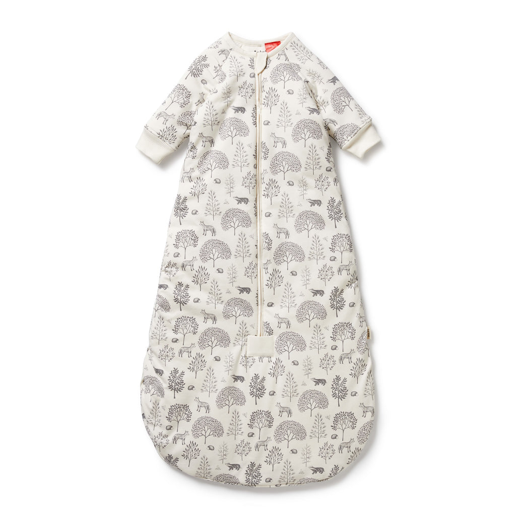 Organic Long Sleeved Sleeping Bag - Woodland