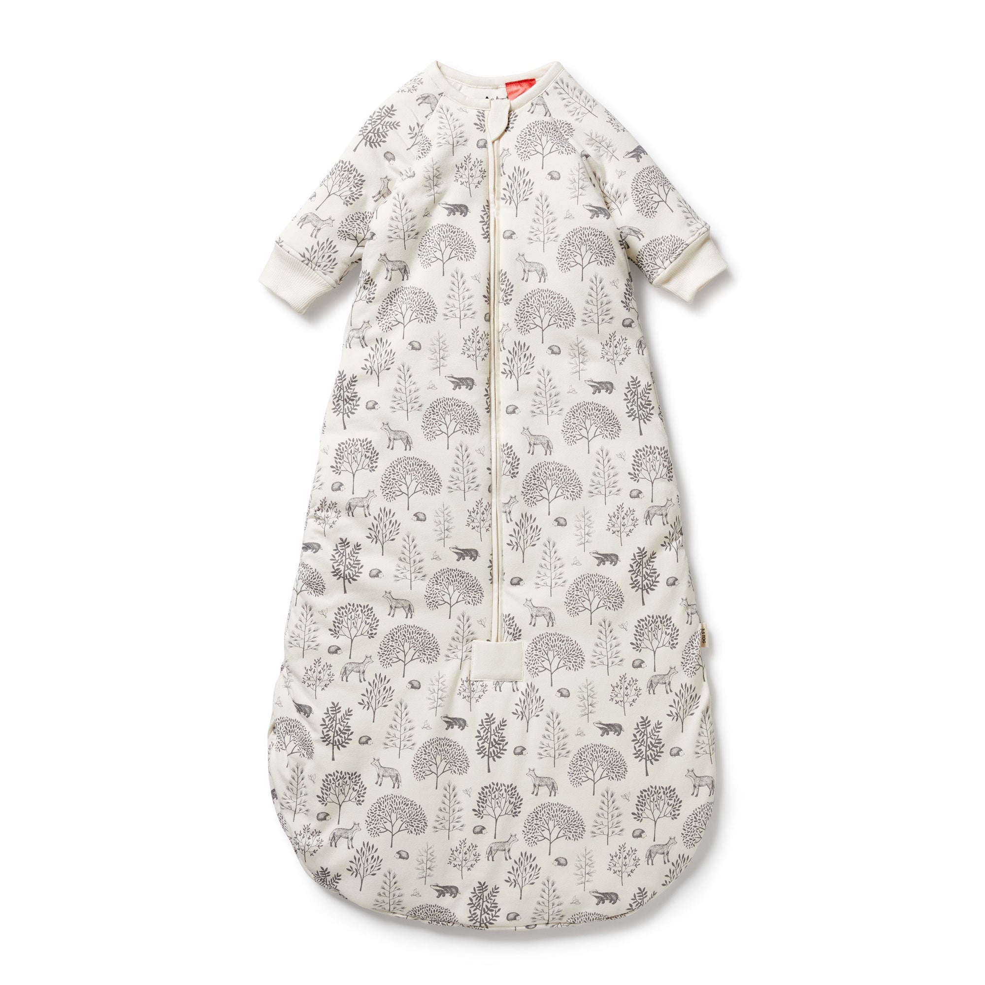 Organic Long Sleeved Sleeping Bag - Woodland