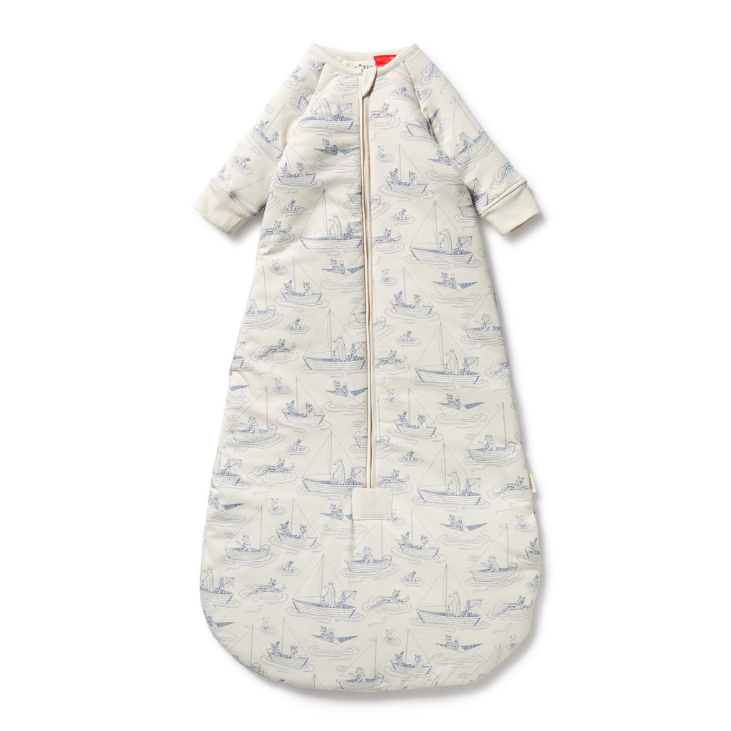 Organic Long Sleeved Sleeping Bag - Sail Away