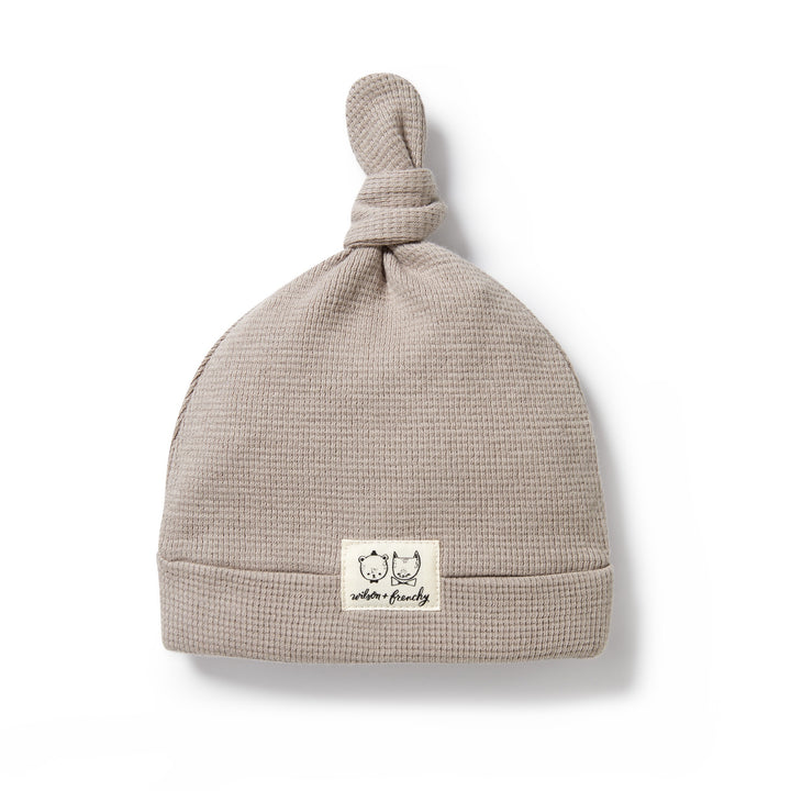 Wilson and Frenchy Organic Waffle Knot Hat - Mushroom