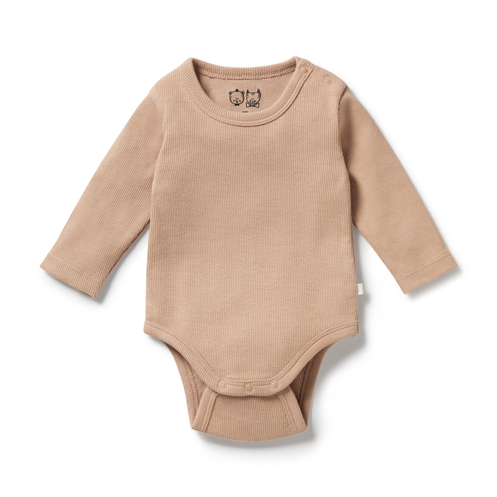 Organic Bodysuit - Fawn