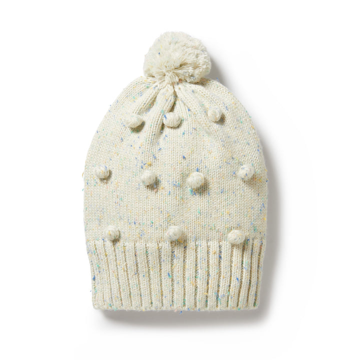 Wilson and Frenchy Knitted Bauble Hat - Dew Fleck