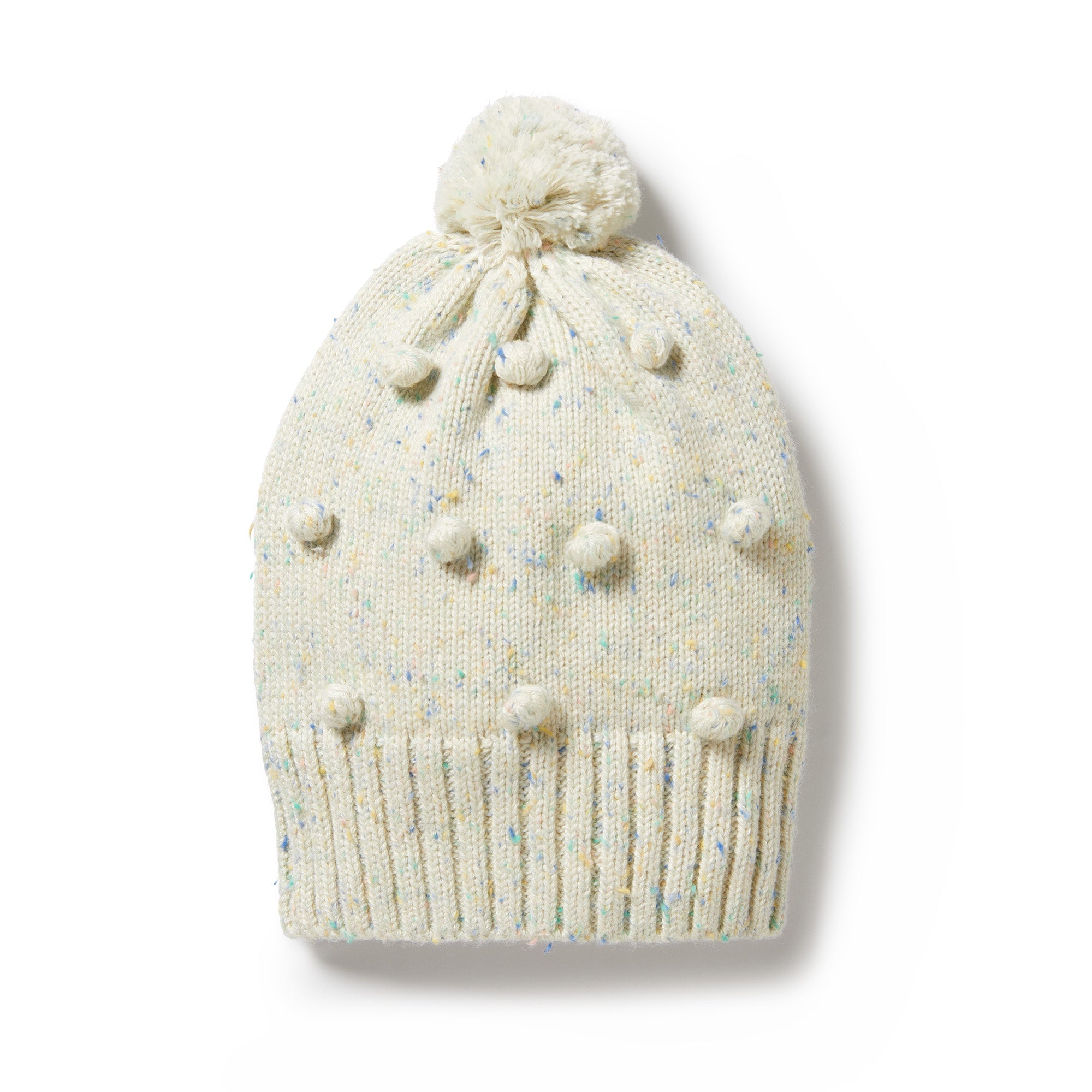Wilson and Frenchy Knitted Bauble Hat - Dew Fleck