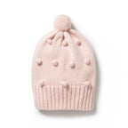 Wilson and Frenchy Knitted Bauble Hat - Pink