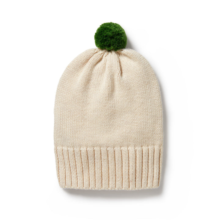 Wilson and Frenchy Knitted Hat - Almond