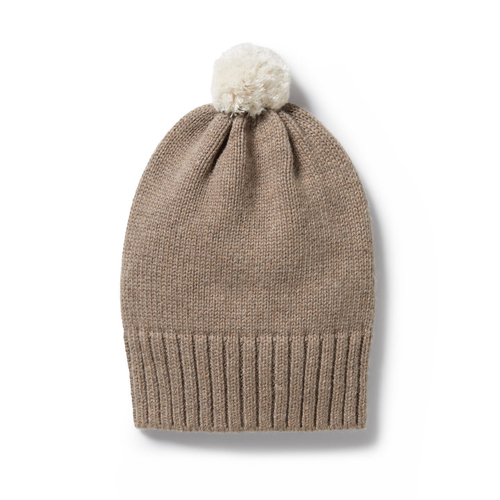 Wilson and Frenchy Knitted Hat - Walnut