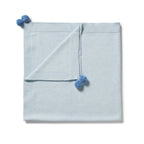 Knitted Blanket - Bluebell Fleck