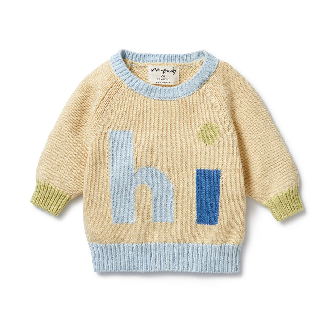 Wilson and Frenchy Knitted Hi Jumper - Dew